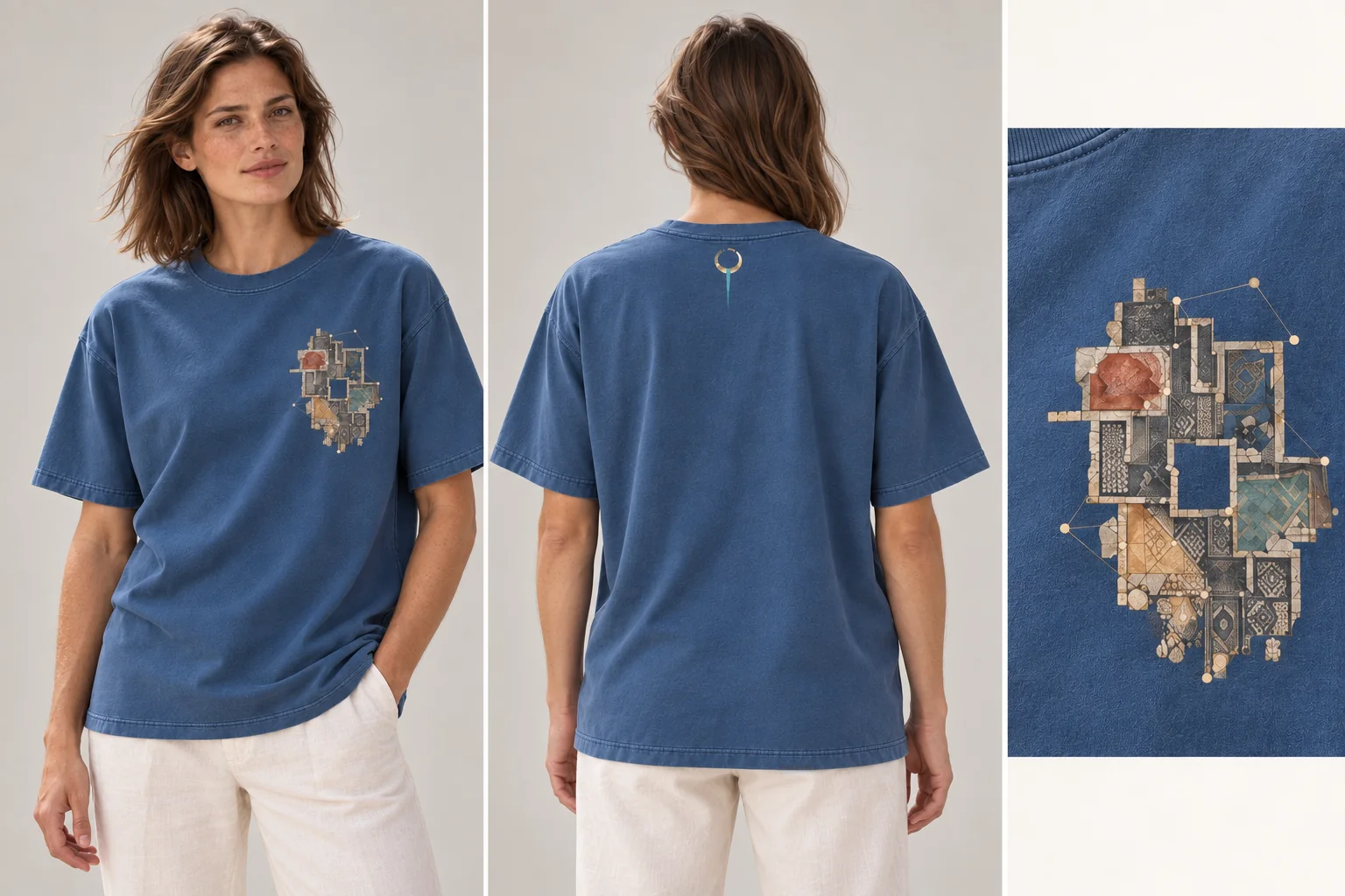Night Map of the Terrace Houses · Editorial II · front and back